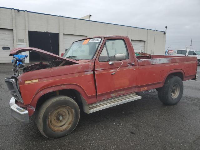 2FTHF25H1GCB75310 - 1986 FORD F250 RED photo 1