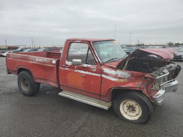 2FTHF25H1GCB75310 - 1986 FORD F250 RED photo 4