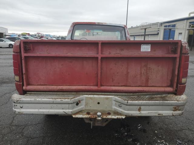 2FTHF25H1GCB75310 - 1986 FORD F250 RED photo 6