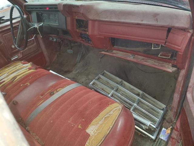2FTHF25H1GCB75310 - 1986 FORD F250 RED photo 8