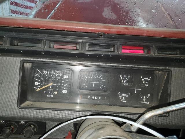 2FTHF25H1GCB75310 - 1986 FORD F250 RED photo 9