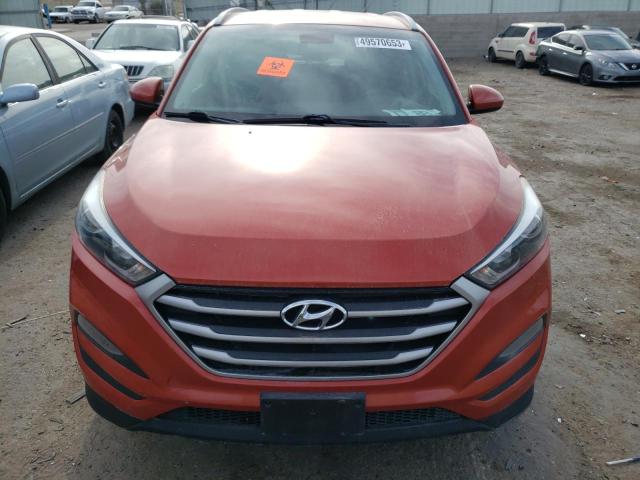 KM8J3CA40HU505387 - 2017 HYUNDAI TUCSON LIMITED ORANGE photo 5