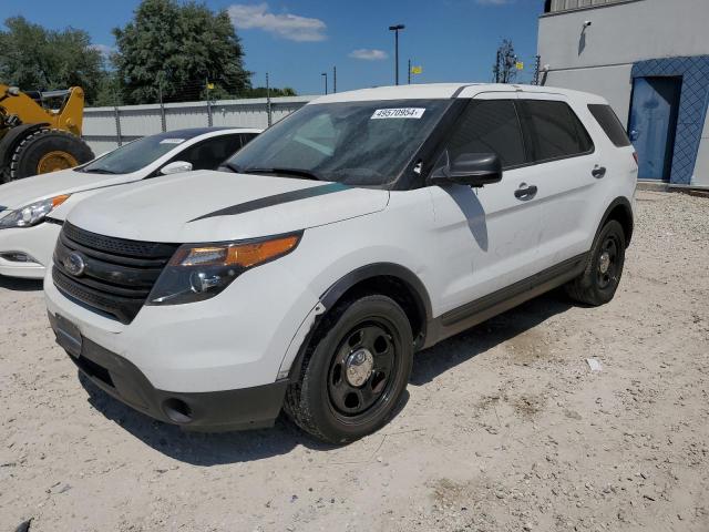 1FM5K8AR4EGB75132 - 2014 FORD EXPLORER POLICE INTERCEPTOR თეთრი ფოტო 1