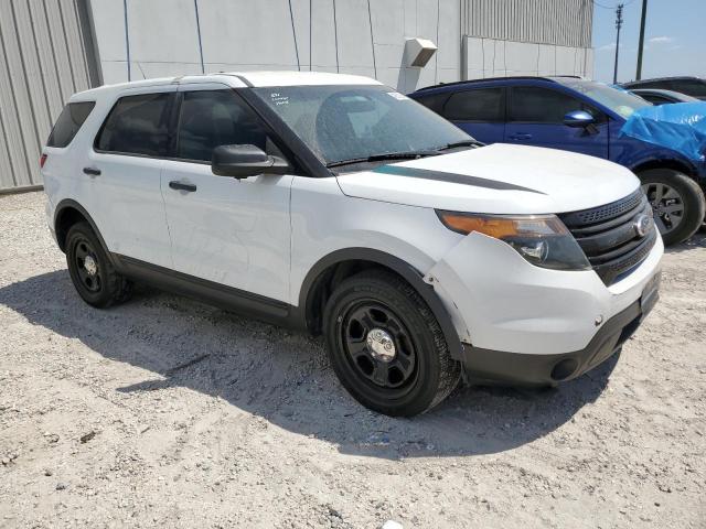 1FM5K8AR4EGB75132 - 2014 FORD EXPLORER POLICE INTERCEPTOR თეთრი ფოტო 4