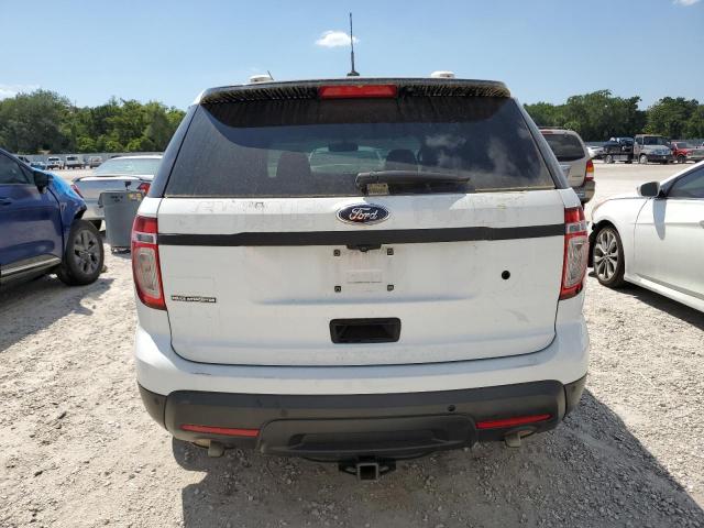 1FM5K8AR4EGB75132 - 2014 FORD EXPLORER POLICE INTERCEPTOR WHITE photo 6