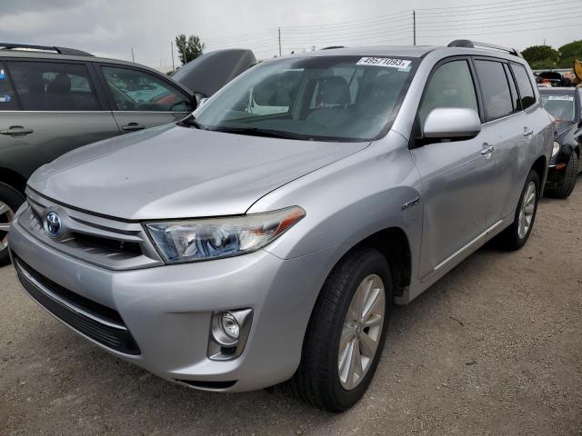 JTEDC3EH1D2012771 - 2013 TOYOTA HIGHLANDER HYBRID LIMITED SILVER photo 1