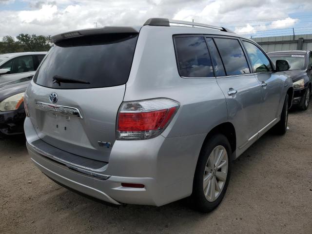 JTEDC3EH1D2012771 - 2013 TOYOTA HIGHLANDER HYBRID LIMITED SILVER photo 3