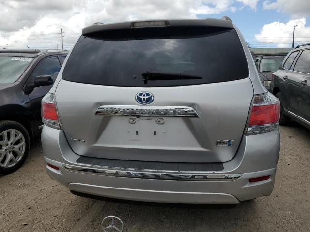 JTEDC3EH1D2012771 - 2013 TOYOTA HIGHLANDER HYBRID LIMITED SILVER photo 6