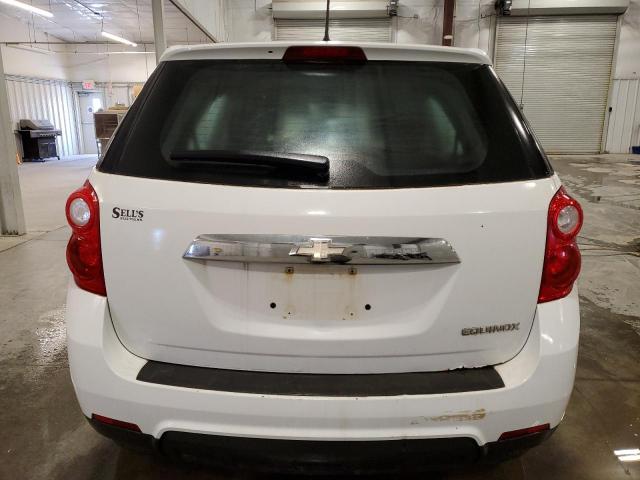 2GNALBEK5D1243421 - 2013 CHEVROLET EQUINOX LS WHITE photo 6