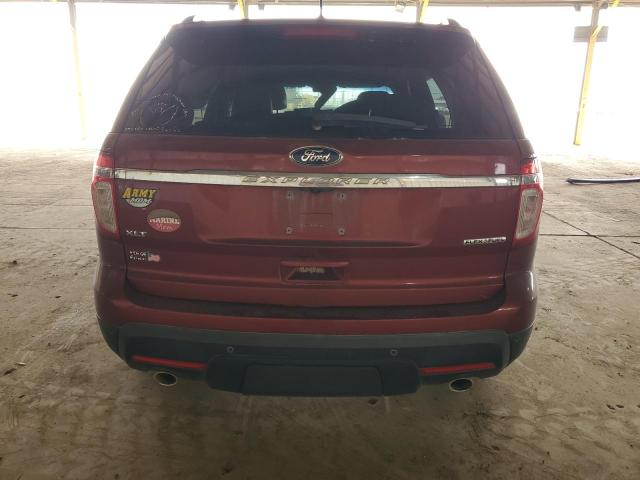 1FM5K7D87EGB19148 - 2014 FORD EXPLORER XLT MAROON photo 6