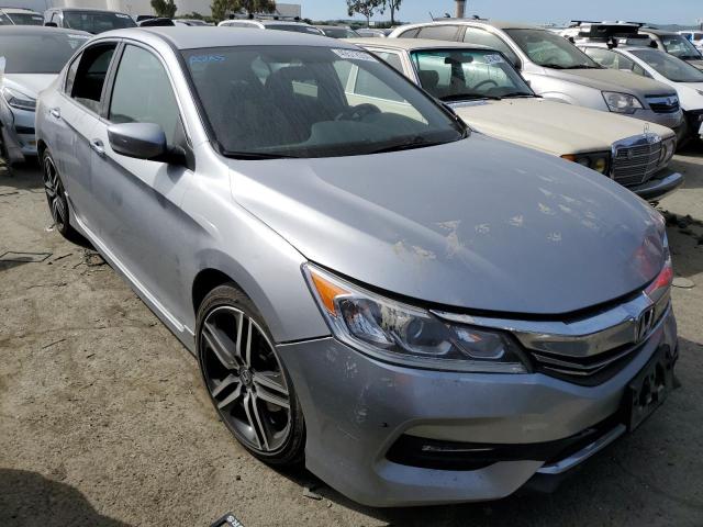 1HGCR2F59HA238079 - 2017 HONDA ACCORD SPORT SILVER photo 4