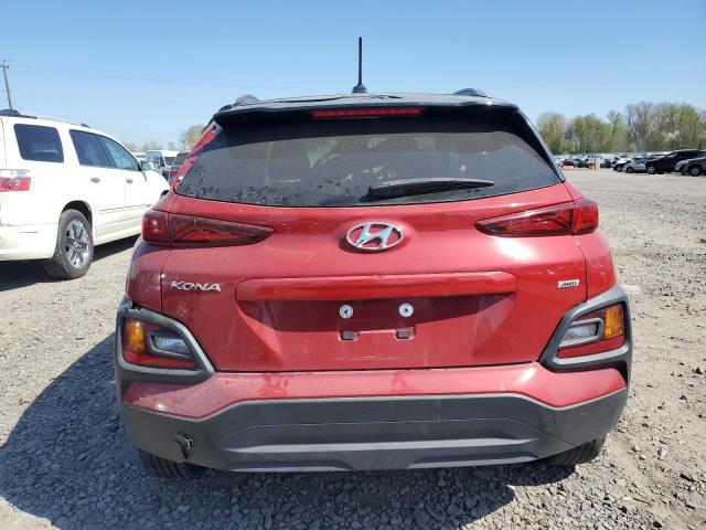 KM8K2CAA0LU470937 - 2020 HYUNDAI KONA SEL RED photo 6