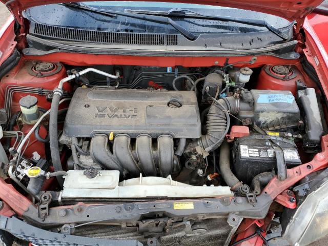 5Y2SL62823Z452294 - 2003 PONTIAC VIBE RED photo 11