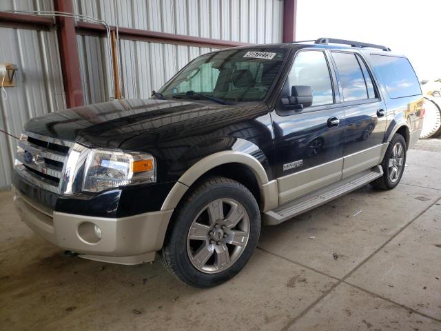 1FMFK18587LA97897 - 2007 FORD EXPEDITION EL EDDIE BAUER BLACK photo 1