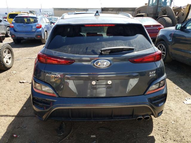 KM8K3CA36NU799899 - 2022 HYUNDAI KONA N LINE GRAY photo 6