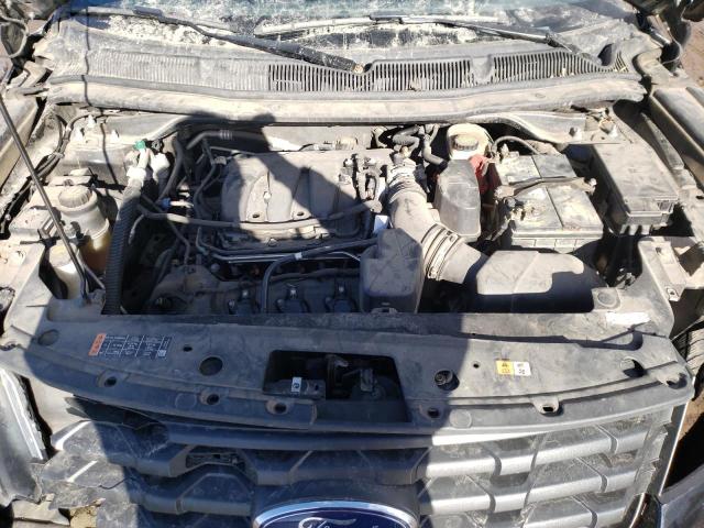 1FM5K8AR7JGB48419 - 2018 FORD EXPLORER POLICE INTERCEPTOR შავი ფოტო 12