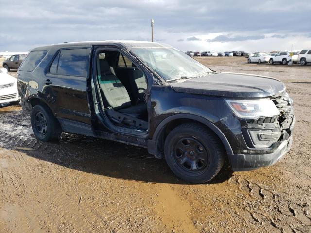 1FM5K8AR7JGB48419 - 2018 FORD EXPLORER POLICE INTERCEPTOR შავი ფოტო 4
