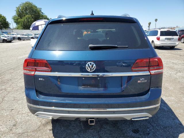 1V2MR2CAXKC510752 - 2019 VOLKSWAGEN ATLAS SEL BLUE photo 6
