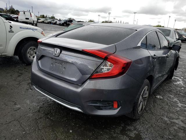 19XFC2F69KE208820 - 2019 HONDA CIVIC LX GRAY photo 3