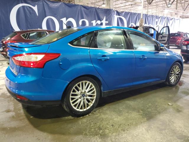 1FADP3J25EL348063 - 2014 FORD FOCUS TITANIUM BLUE photo 3