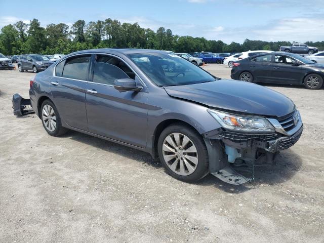 1HGCR3F9XEA037845 - 2014 HONDA ACCORD TOURING GRAY photo 4