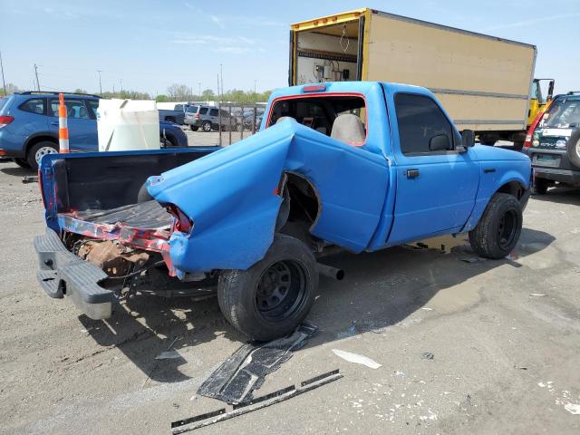 1FTCR10A7VUC03131 - 1997 FORD RANGER BLUE photo 3