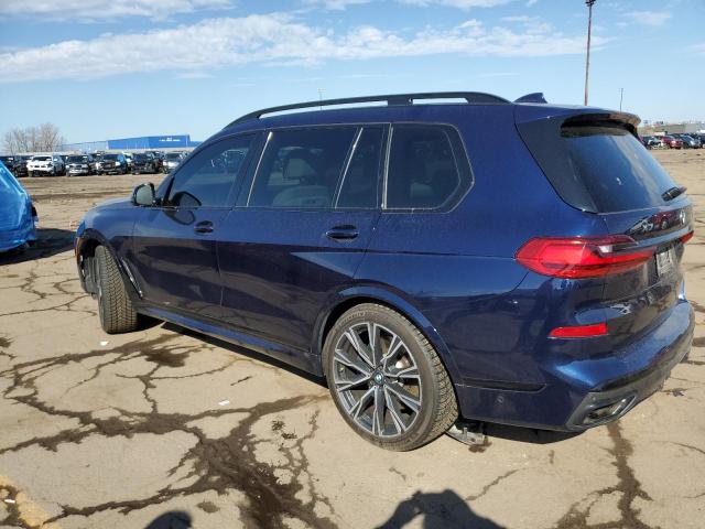 5UXCX6C00N9J83280 - 2022 BMW X7 M50I BLUE photo 2