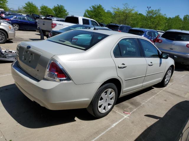 3FAHP06Z68R209121 - 2008 FORD FUSION S CREAM photo 3