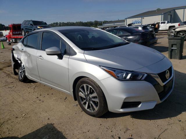 3N1CN8EV0NL827687 - 2022 NISSAN VERSA SV SILVER photo 4