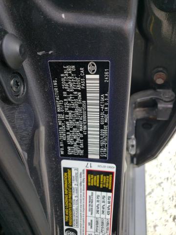 4T1BK1EB9DU015058 - 2013 TOYOTA AVALON BASE 灰色 照片 12