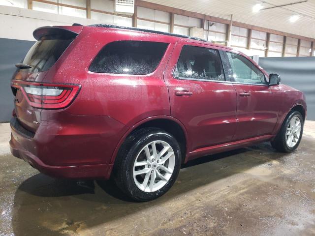 1C4RDJDGXPC572565 - 2023 DODGE DURANGO GT MAROON photo 3