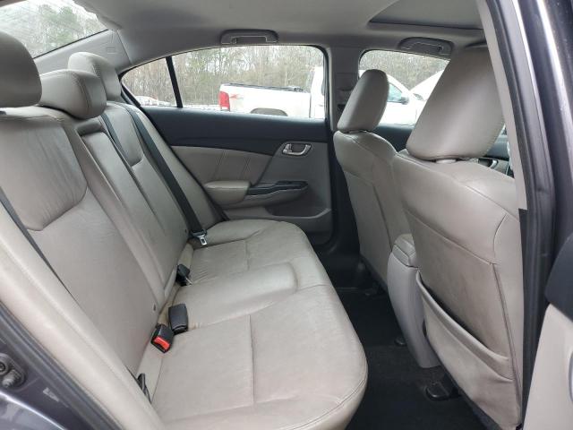 19XFB2F99EE005976 - 2014 HONDA CIVIC EXL GRAY photo 10