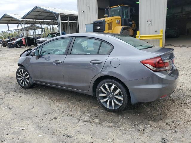 19XFB2F99EE005976 - 2014 HONDA CIVIC EXL GRAY photo 2
