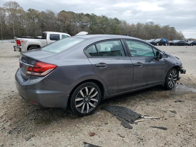 19XFB2F99EE005976 - 2014 HONDA CIVIC EXL GRAY photo 3