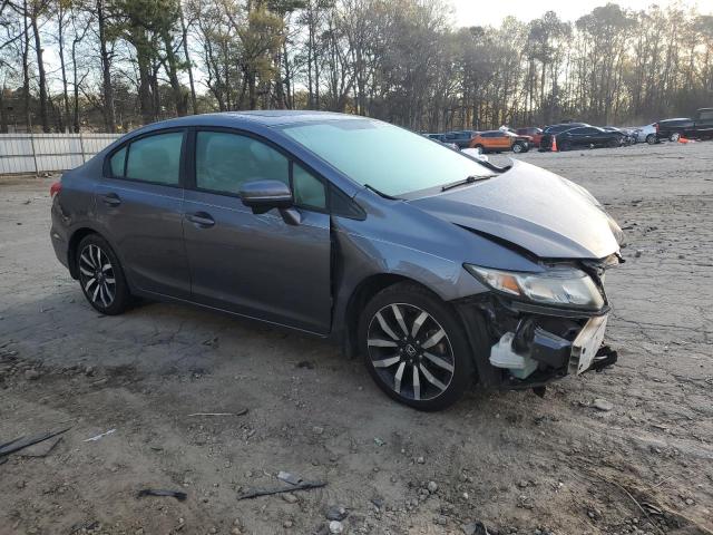 19XFB2F99EE005976 - 2014 HONDA CIVIC EXL GRAY photo 4