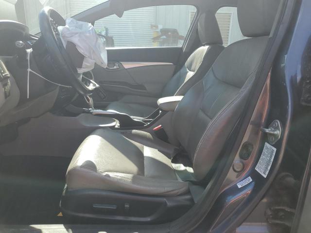 19XFB2F99EE005976 - 2014 HONDA CIVIC EXL GRAY photo 7