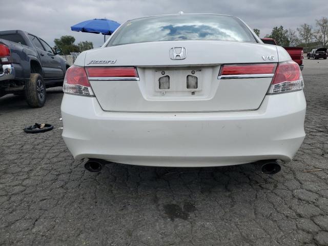 1HGCP3F85CA010451 - 2012 HONDA ACCORD EXL WHITE photo 6