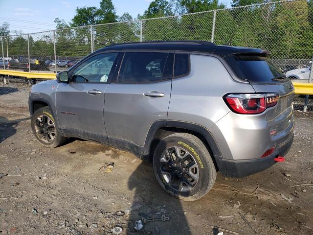 3C4NJDDB7HT624074 - 2017 JEEP COMPASS TRAILHAWK SILVER photo 2