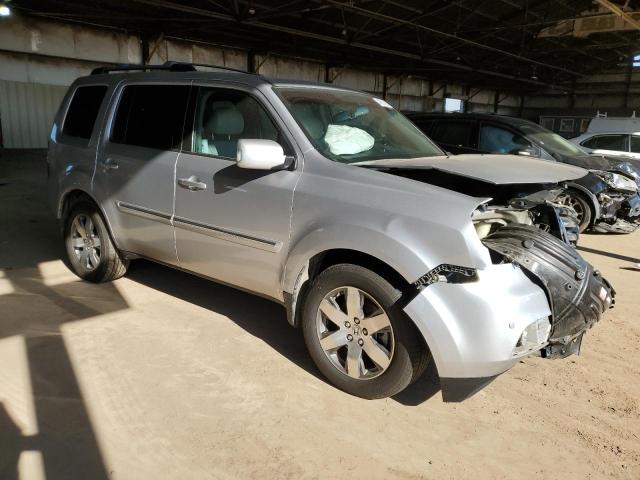 5FNYF4H95EB026498 - 2014 HONDA PILOT TOURING SILVER photo 4