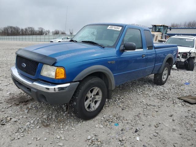 1FTZR45E12PA10779 - 2002 FORD RANGER SUPER CAB BLUE photo 1