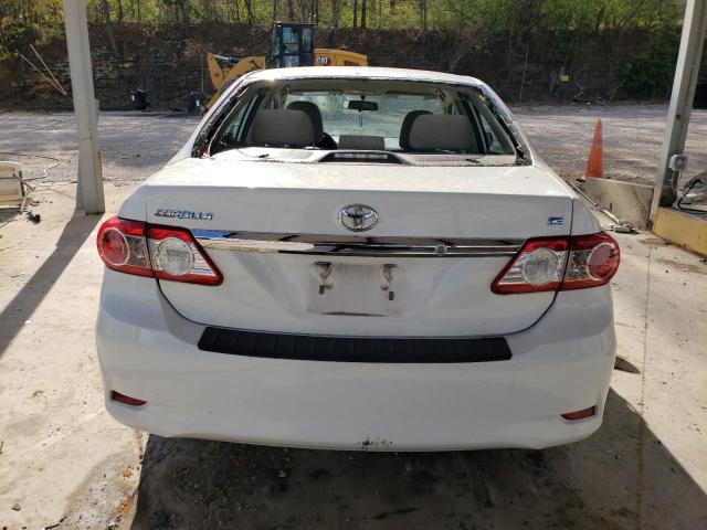 2T1BU4EE5BC714434 - 2011 TOYOTA COROLLA BASE WHITE photo 6