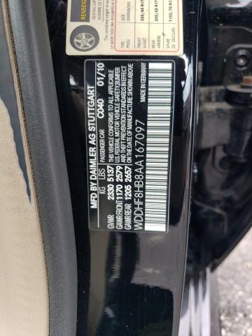 WDDHF8HB8AA167097 - 2010 MERCEDES-BENZ E 350 4MATIC BLACK photo 12