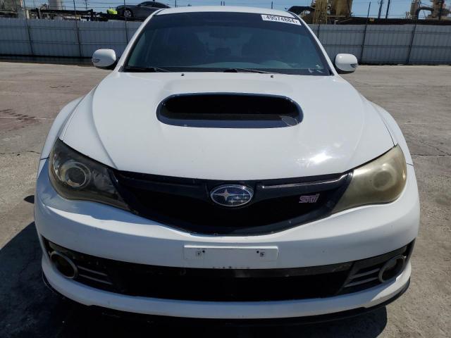 JF1GR89668L822389 - 2008 SUBARU IMPREZA WRX STI WHITE photo 5