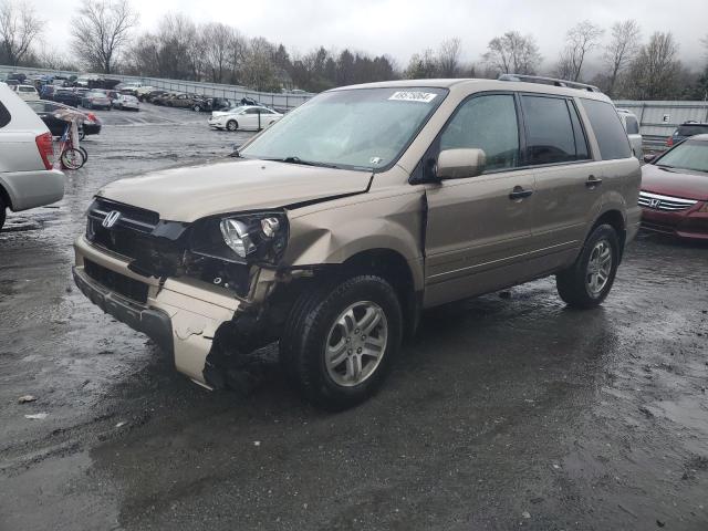 2HKYF18674H586866 - 2004 HONDA PILOT EXL GOLD photo 1