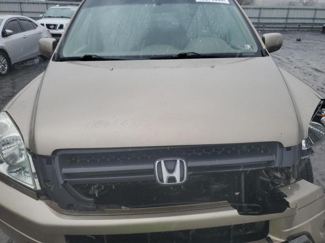 2HKYF18674H586866 - 2004 HONDA PILOT EXL GOLD photo 11