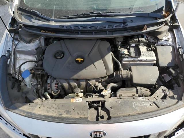 KNAFK5A88H5707431 - 2017 KIA FORTE LX SILVER photo 11