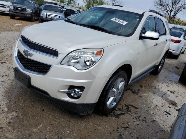 1GNALCEK9EZ111079 - 2014 CHEVROLET EQUINOX LT WHITE photo 1