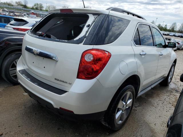 1GNALCEK9EZ111079 - 2014 CHEVROLET EQUINOX LT WHITE photo 3