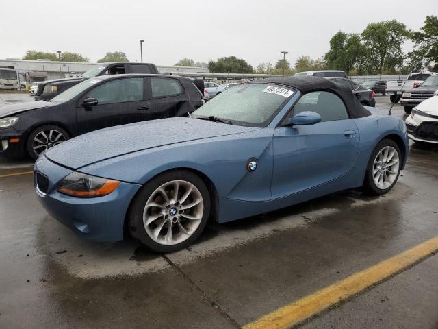 4USBT334X3LR60164 - 2003 BMW Z4 2.5 BLUE photo 1