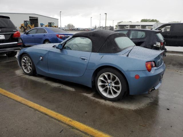 4USBT334X3LR60164 - 2003 BMW Z4 2.5 BLUE photo 2